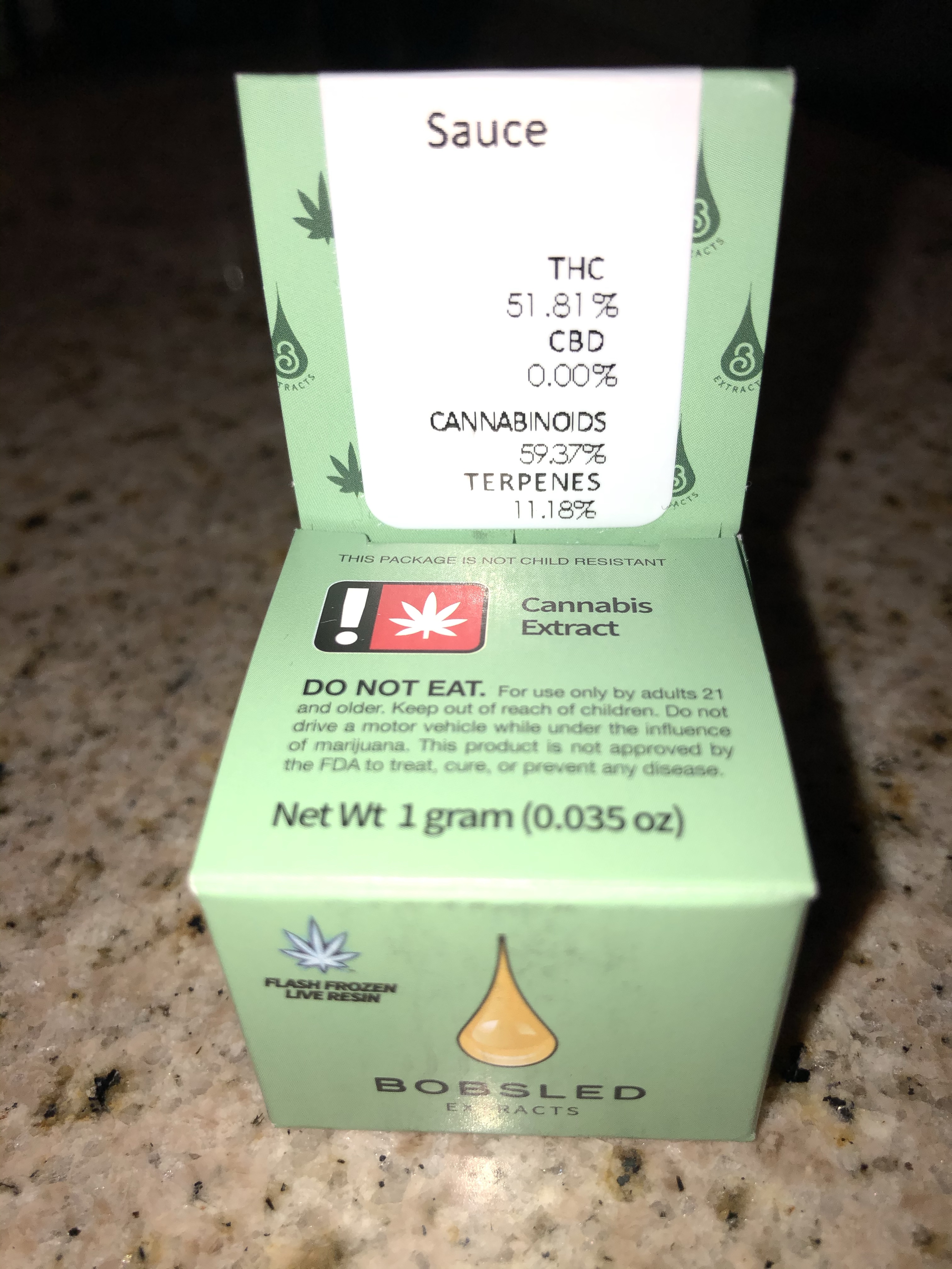 Sauce Live Resin Real. Functional.